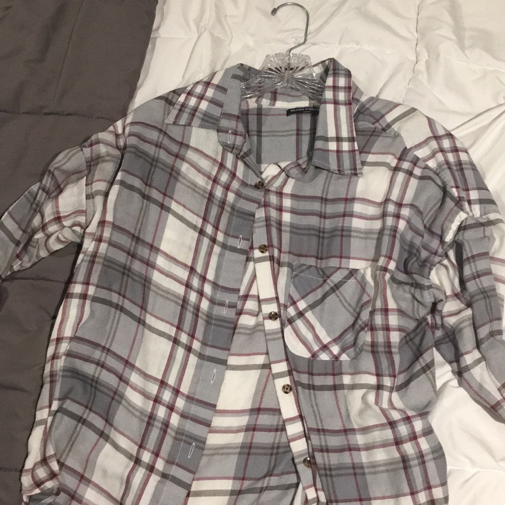 Brandy Melville Plaid Shirt from PacSun